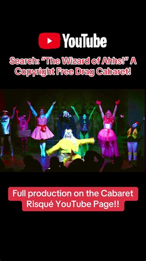 Hungry for some Wicked Related content?? Check out “The Wizard of Ahhs!” A Copyright Free Drag Cabaret on YouTube!! #wicked #wizardofoz #wickedmovie #wizardofozmusical #musical #musicaltheatre #drama #drag #dragqueen #dragking #cabaret