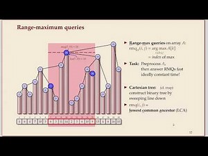 COMP526 Unit 9-3 2020-04-27 Range-Minima: Cartesian Trees (part 1)