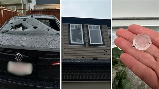 Calgary grapples with aftermath of hailstorm that damaged property, caused airport delays | CBC News