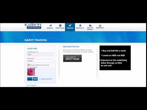 KarvyOnline - NEST Web - Password Change Process