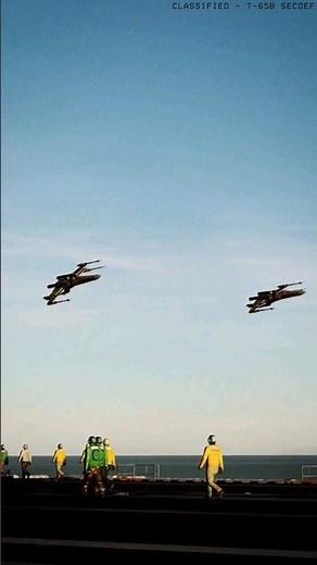 Leaked footage of T-65B X-wing starfighters during joint U.S. operations. #xwing #starwars #t65b