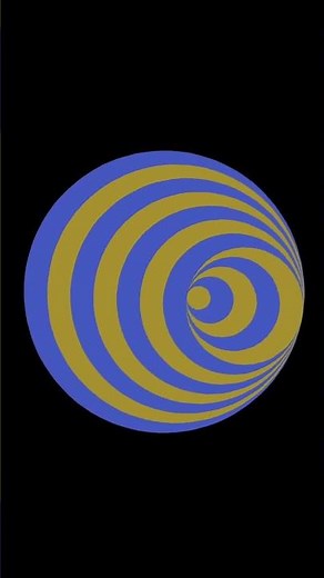 Illusion: Stereokinetic Effect with Python Turtle (Source Code in Description)