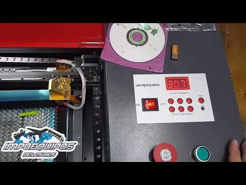 INSTALLATION OF 20X30 40X40 LASER MACHINE WITH COREL LASER