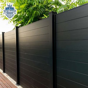 [Hot Item] Superior Black Security Fence Outdoor Affordable Aluminum Fence Panel 6FT 8FT Garden Ornamental Metal Construction Privacy Fence