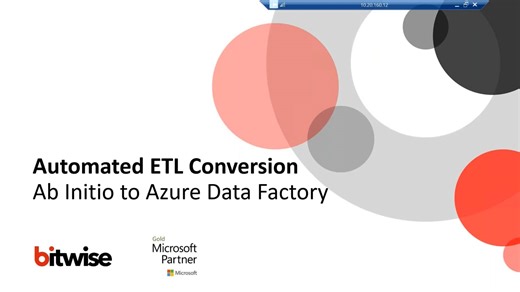 Demo: Ab Initio to ADF Automated ETL Conversion