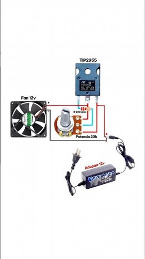 12v fan speed control circuit#shortvideo
