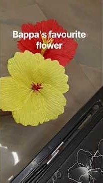 How to Make Crepe Paper Hibiscus Flower 🌺 | Easy DIY Paper Flower Craft #diycrafts