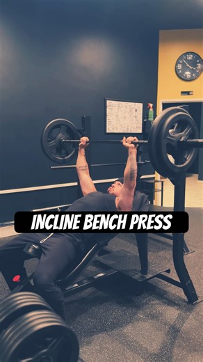 RAW Incline Bench Press (Upper Chest) #fitness #gym #shorts #2026