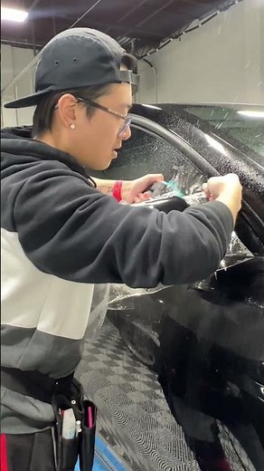How to install PPF on a Model Y mirror