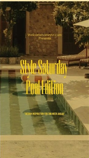 Who doesn’t love dreaming of a backyard pool oasis? I little pool Inspo for you! #pooldesign #pool