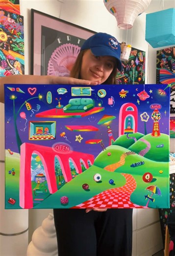 Surreal Art Reveal: Colorful Dreamscapes Unveiled