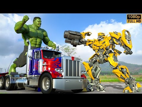 The Incredible Hulk and the Transformers: Hulk vs Bumblebee | Who is win?
