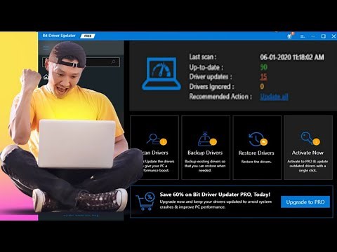 افضل برنامج لتعريف الويندوز متوافق مع كل الاجهزة ( Bit Driver Updater )