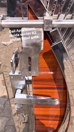 15K views · 175 reactions | Solid flat entrance gate ! #gate #doors #metaldabrication #woodwork #carpenter #carpentrywork #interiordesign #diyprojects #craft #kitchenrenovation #woodcraft #steelgate #diydoors #entrencdoor #makingasteelgate #makingdoor #foldingsteeldoor | A One steel fabrication | Facebook