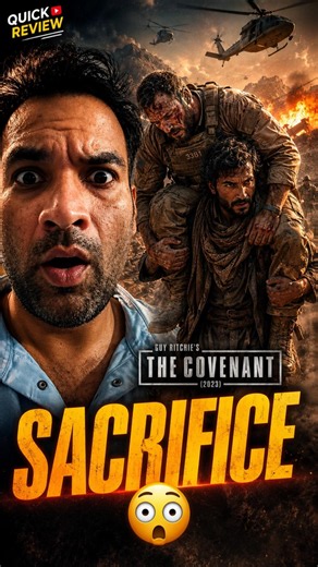A Soldier Carried Him 200 KM 😳🔥 | The Covenant (2023) #shorts #movieshorts #quickreview #Gm