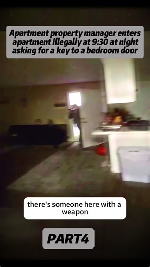Apartment property manager enters apartment illegally at 9:30 at night asking for a key to a bedroom door #propertymanagement #apartmenttour #torta #fyp #foryoupage