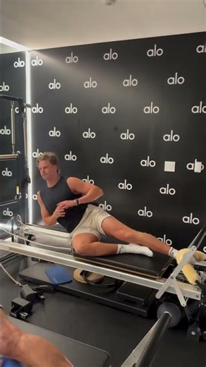 Joe Burrow Does Pilates Workout at Alo Studio