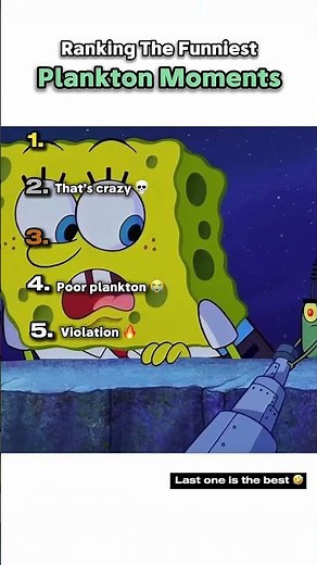 Ranking The Funniest Plankton Moments 😭🙏