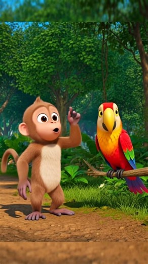 बंदर और कछुआ की मजेदार कहानी 🐒🐢 | Moral Story in Hindi