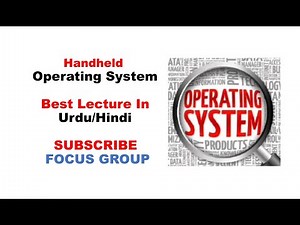 What is Handheld Operating System || Operating System || Lecture in Urdu/Hindi