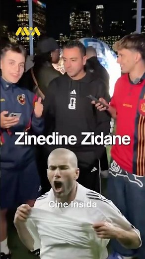 xavi hernandez zidane was better than me #rmadrid #barcelona #soccerplayer