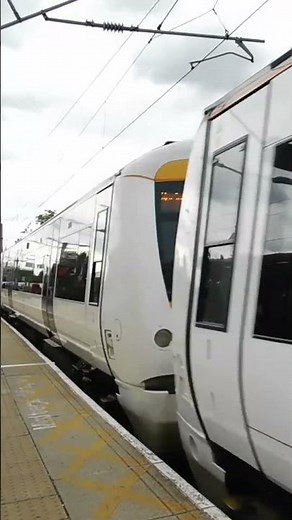 c2c Class 357 passing West Ham