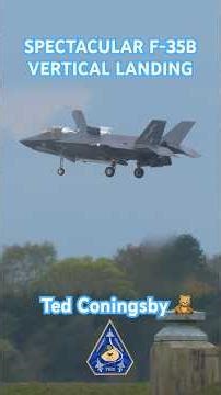 SPECTACULAR VERTICAL LANDING AND MARVEL OF ENGINEERING LOCKHEED MARTIN F-35B #f35 #engineering #fyp