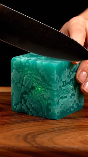 This video blends the digital world with reality, creating a surreal and deeply satisfying moment designed to relax your mind and trigger ASMR. Watch closely, turn the sound on, and enjoy every slice. 😌✨ | Game P