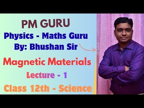 Magnetic Materials - Class 12(HSC) Physics-Chapter 11-Maharashtra State Board- Intro & Diamagnetism