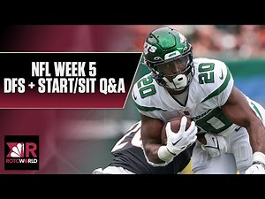 NFL Week 5 fantasy football Q&A: DFS + Start/Sit advice | Rotoworld | NFL on NBC