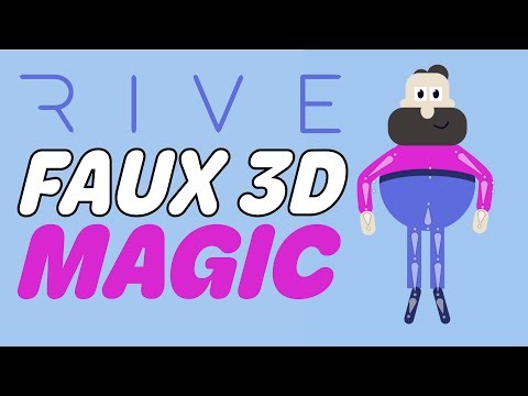 How to Add Faux 3D to Your Rive Characters — Easy Pro Technique