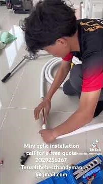 Mini split installation from the beginning to the end of. Contact us