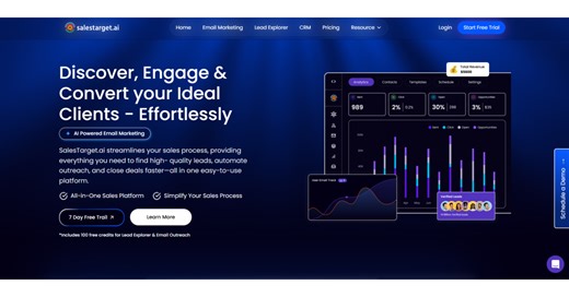 SalesTarget Transforms Sales Outreach with AI-Powered All-in-One Platform and New Co-pilot Feature