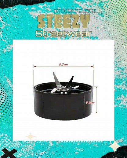 For Magic Bullet Extractor Cross Blade - Replacement Blender Part