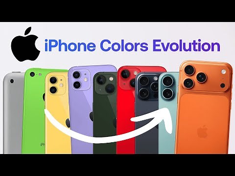 The Evolution of ALL iPhone Colors (2007–2025)