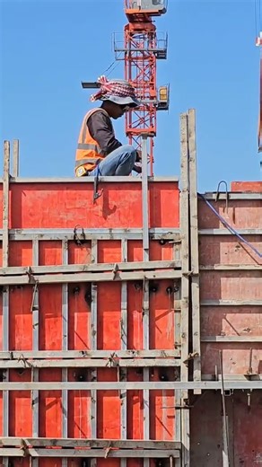 Building the Skyline 🏗️ | View from the Top #construction #crane #skyline #engineering #highrise