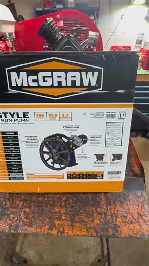 NorthStar Wheelbarrow Air Compressor, Gas-Powered Honda GX160