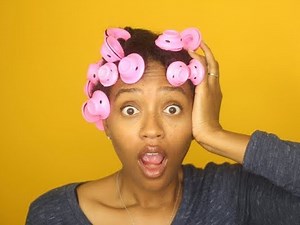 Magic Hair Rollers Silicon Rollers | Demo and First Impression on Natural Hair