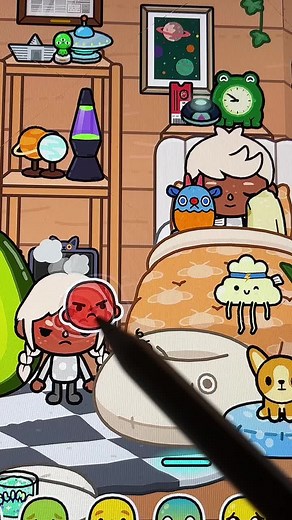 Toca Boca Animated Characters in Cozy Room