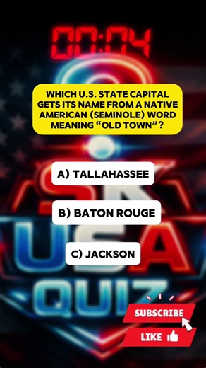 USA Quiz Challenge: Can You Guess This State Capital? 🇺🇸🧠 #USAQuiz #StateCapitals #USGK