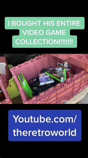 Bought His Entire Video Game Collection