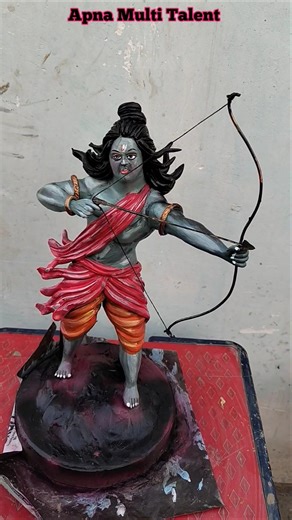 ♈ राम जी का मूर्ति कैसे बनाते हैं | ramnavami special | Ram ji idol making #Shorts