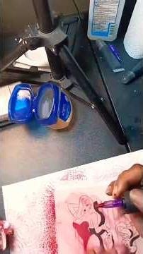 Jessica and Roger rabbit practicing tattooing