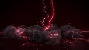 Lightning volt animation. lightning shot and thunder Explosion, electrical lightning background. thunder explosion transition with alpha chanel, thunder blasts on black background