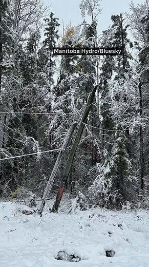 Thousands still without power after Monday's snowstorm in northern Manitoba