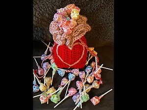 Crochet Valentines Pouch - full pattern tutorial