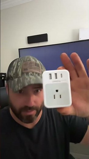 Extra Outlets = Extra Joy #powerstrip #homehack