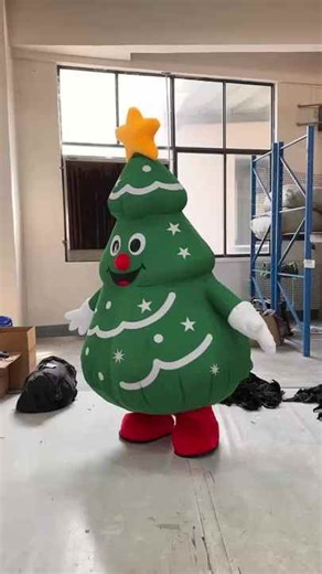 Hot Sale Inflatable Animal Christmas Dance Performance Tree Mascot Costume for Adults Unisex for Christmas Party