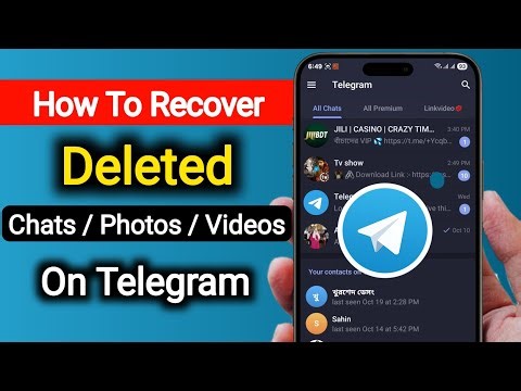 How to Recover Deleted Telegram Messages / Chats / Photos and Videos |