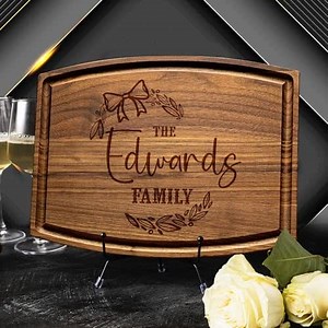 Tayfus Personalized Christmas Gifts, Personalized Cutting Board, Engraved Wood Cutting Boards - Christmas Gifts for Women and Men, Charcuterie Boards, Handmade Personalized Gifts for Him